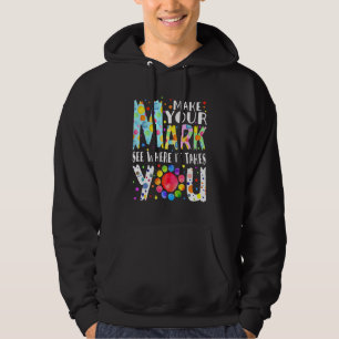 Regenbogentag Mach deinen Stempel Sieh, wohin er d Hoodie