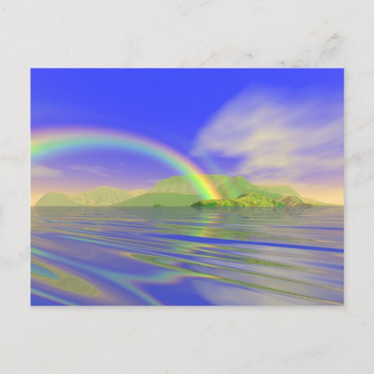 Regenbogentag Postkarte (Vorderseite)
