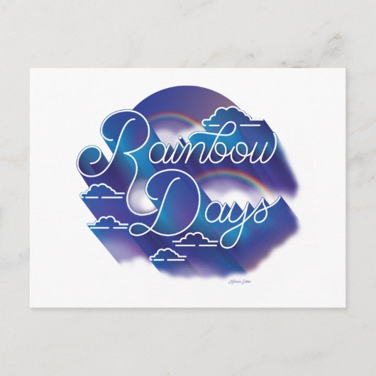Regenbogentage / Postkarte (Vorderseite)