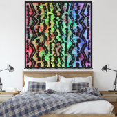 Regenbogentango Leinwanddruck (Insitu (Schlafzimmer))