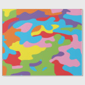 Regenbogentarnungs-Packpapier Geschenkpapier (Flach)