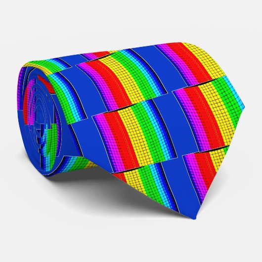 Regenbogentäuschung Krawatte (Gerollt)