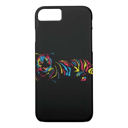 Regenbogentiger Case-Mate iPhone Hülle (Rückseite)