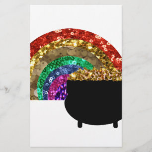 Regenbogentopf Briefpapier