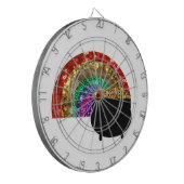 Regenbogentopf Dartscheibe (Vorderseite Links)