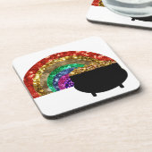 Regenbogentopf Getränkeuntersetzer (Linke Seite)