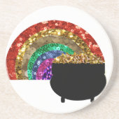 Regenbogentopf Getränkeuntersetzer (Vorne)