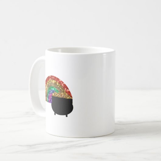 Regenbogentopf Kaffeetasse (Vorderseite Links)