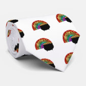 Regenbogentopf Krawatte (Gerollt)