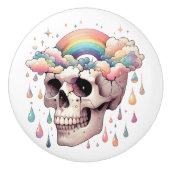 Regenbogentraum-Knopf Keramikknauf (Vorderseite)