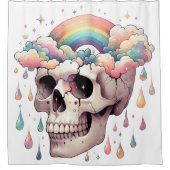 Regenbogenträume Duschvorhang (Vorderseite)