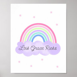 Regenbogenträume Wandkunst Psalm 28:7 Druck 2 von  Poster