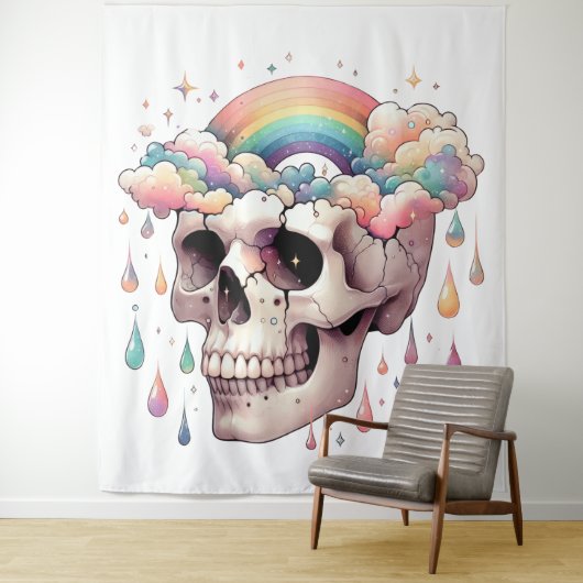 Regenbogenträume Wandteppich (Beispiel)