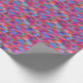 Regenbogentropfen Abstraktes Muster Geschenkpapier (Ecke)