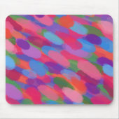 Regenbogentropfen Abstraktes Muster Mousepad (Vorne)