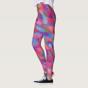 Regenbogentropfen farbenfrohe Leggings