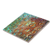 Regenbogentropfen Fliese (Seite)