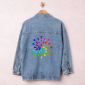 Regenbogentropfen Jeansjacke (Hangar)