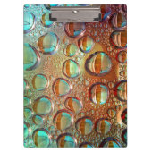 Regenbogentropfen Klemmbrett (Vorderseite)