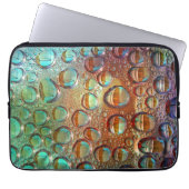 Regenbogentropfen Laptopschutzhülle (Vorderseite)