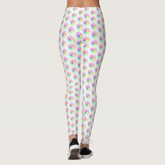 Regenbogentropfen Leggings (Rückseite)