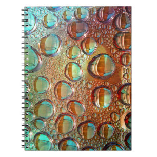 Regenbogentropfen Notizblock