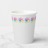 Regenbogentropfen Pappbecher (Links)