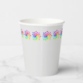 Regenbogentropfen Pappbecher (Rechts)