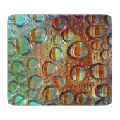 Regenbogentropfen Schneidebrett (Vorderseite)