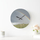 Regenbogenuhr (rund) große wanduhr (Zuhause)