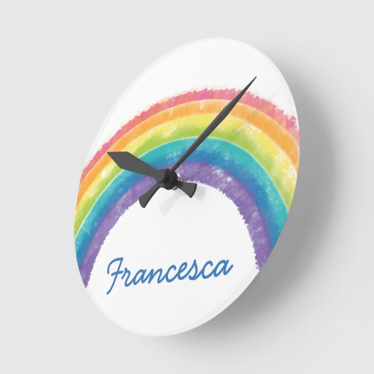 Regenbogenuhr Runde Wanduhr (Winkel)