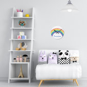 Regenbogenuhr Runde Wanduhr