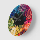 Regenbogenuhr Runde Wanduhr (Winkel)