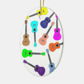 RegenbogenUkulele Keramikornament (Links)