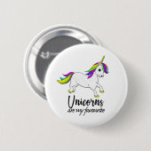 Regenbogenunicorn-Abzeichen Button (Vorne & Hinten)