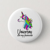 Regenbogenunicorn-Abzeichen Button (Vorderseite)