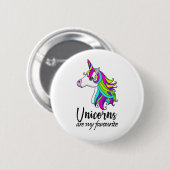 Regenbogenunicorn-Abzeichen Button (Vorne & Hinten)