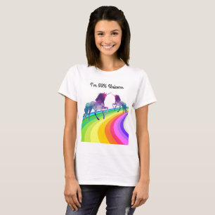 RegenbogenUnicorn - der T - Shirt der Frauen