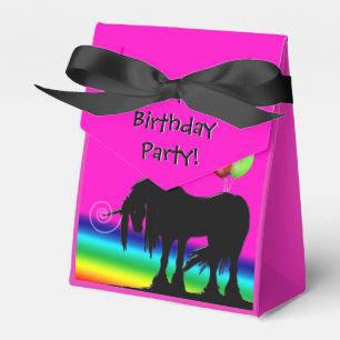 Regenbogenunicorn-Party Geschenkschachtel