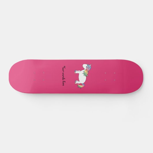 Regenbogenunicorn Skateboard (Horizontal)