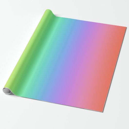 Regenbogenverlauf geschenkpapier (Ungerollt)