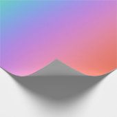 Regenbogenverlauf geschenkpapier (Ecke)