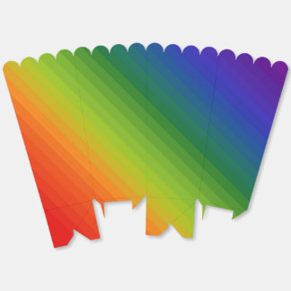 Regenbogenverlauf gestreift  geschenkschachtel
