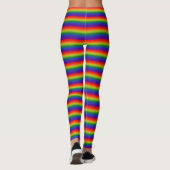Regenbogenverlauf gestreift leggings (Rückseite)
