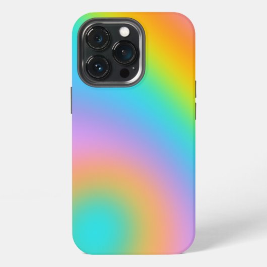 Regenbogenverlauf iPhone Hülle (Hinten)