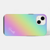 Regenbogenverlauf iPhone hülle (Rückseite (Horizontal))