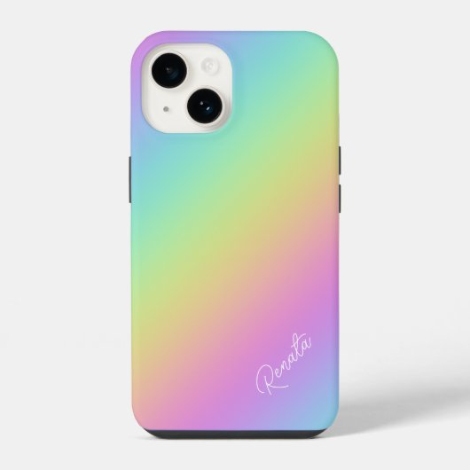 Regenbogenverlauf iPhone hülle (Rückseite)