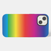 Regenbogenverlauf iPhone Hülle (Rückseite (Horizontal))