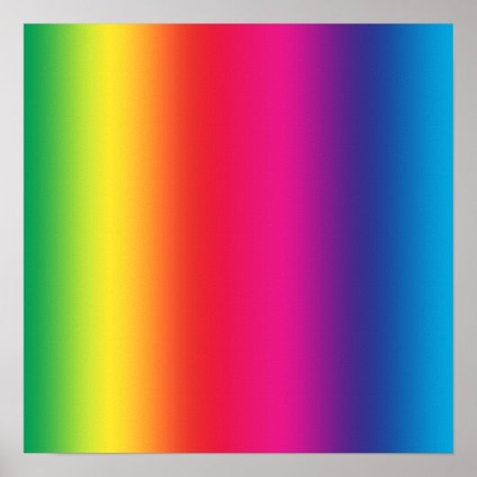 Regenbogenverlauf Poster (Vorne)