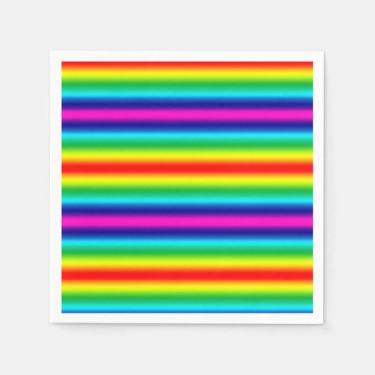 Regenbogenverlauf. Serviette (Vorderseite)